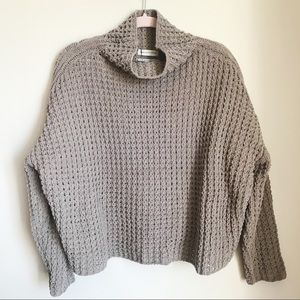 UO Chenille Knit Cowl Neck Sweater